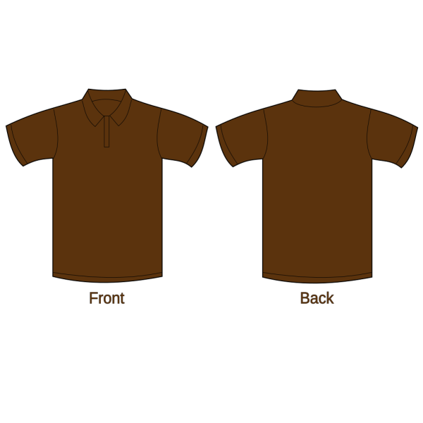 Brown Polo Shirt PNG Clip art