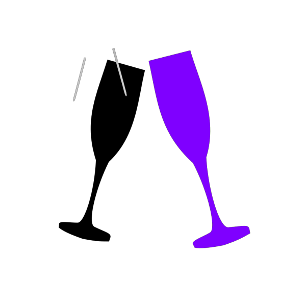Champagne Glass Brown PNG Clip art