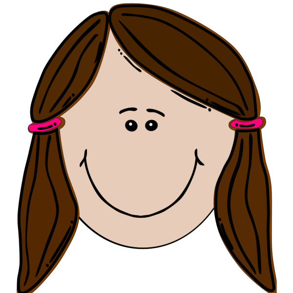 Brunette Teenager Pinky PNG images