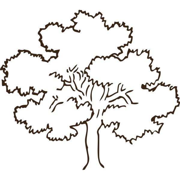 Dark Brown Tree PNG Clip art