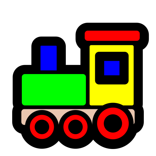 Brown Train Locomotive PNG Clip art