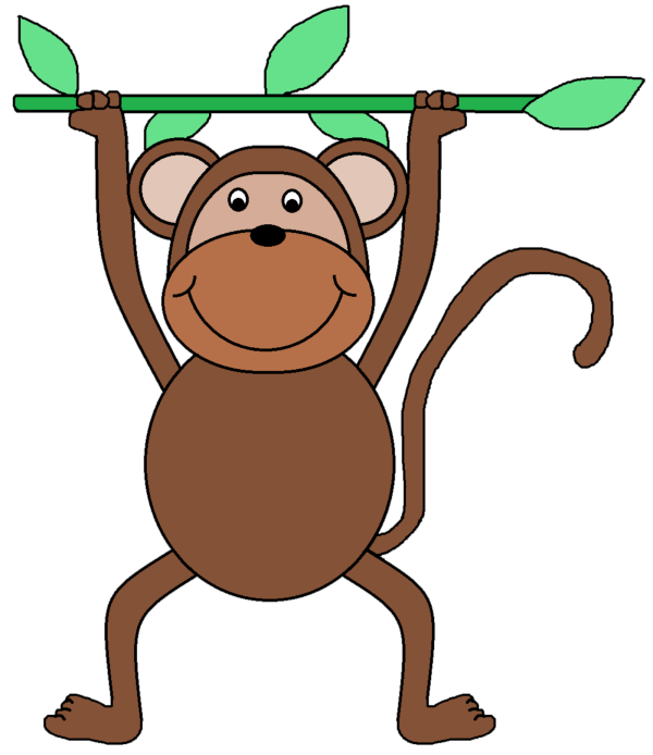 Monkey Waving PNG Clip art