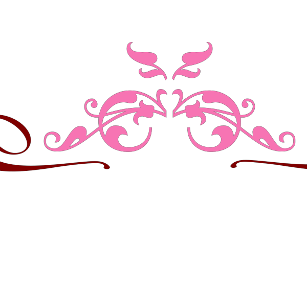 Pink Brown Scroll PNG Clip art