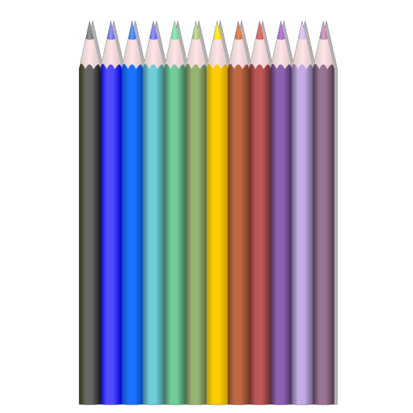 Colored Pencils PNG Clip art