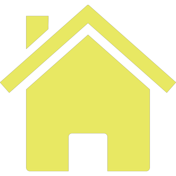  Yellow House PNG Clip art