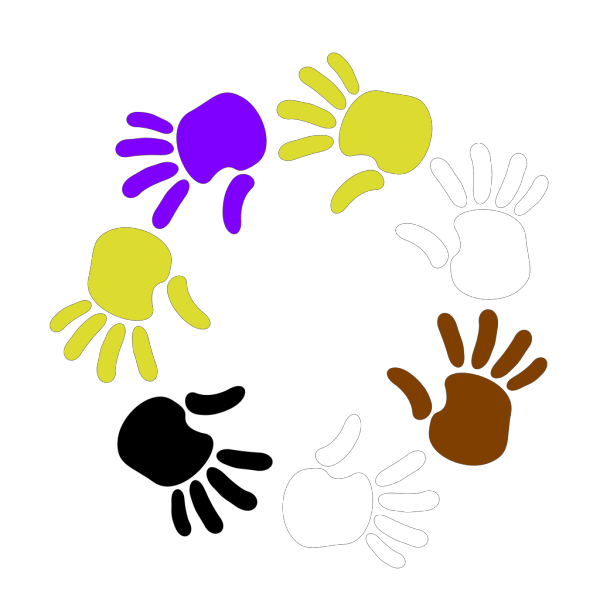 Circle Of Hands PNG Clip art