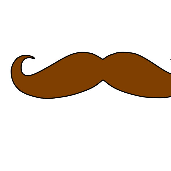 Mustache, No Background PNG Clip art