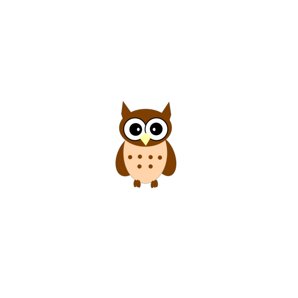 Little Brown Owl PNG Clip art