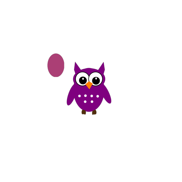 Brown Cute Owl PNG Clip art