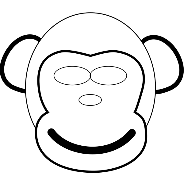 Monkey Face PNG Clip art
