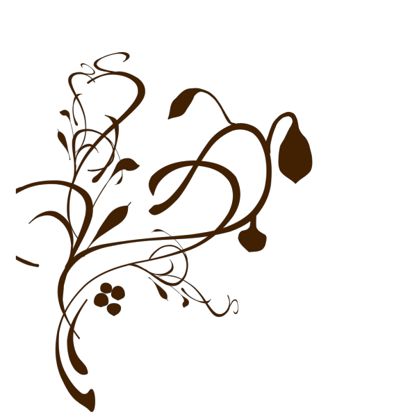 Brown Curly Tree PNG Clip art