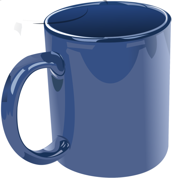 Blue Mug PNG Clip art