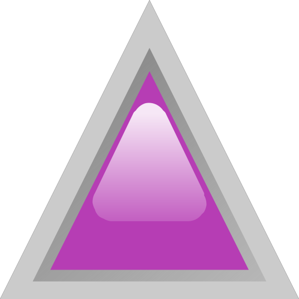 Led Triangular Purple PNG Clip art