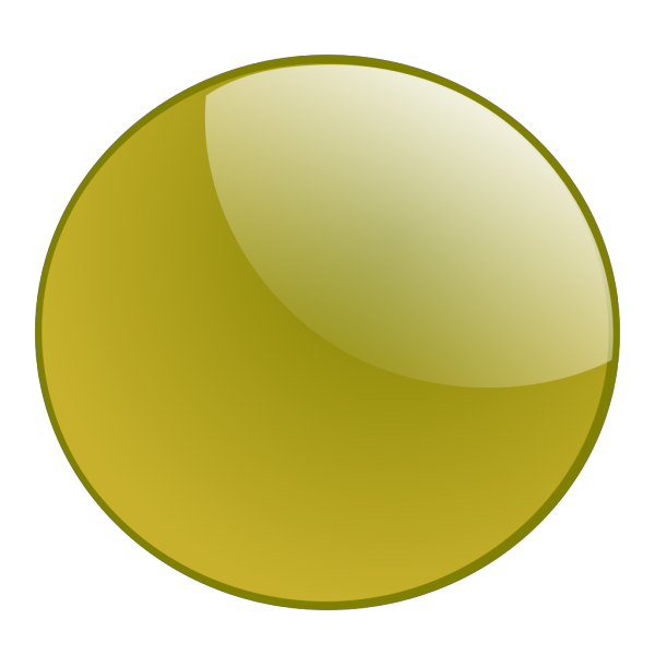 Gold Circle Button PNG Clip art
