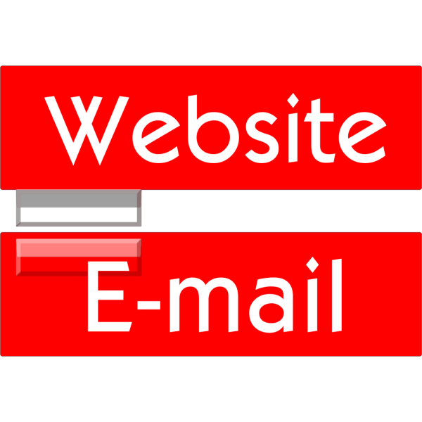 Website Email Buttons PNG images