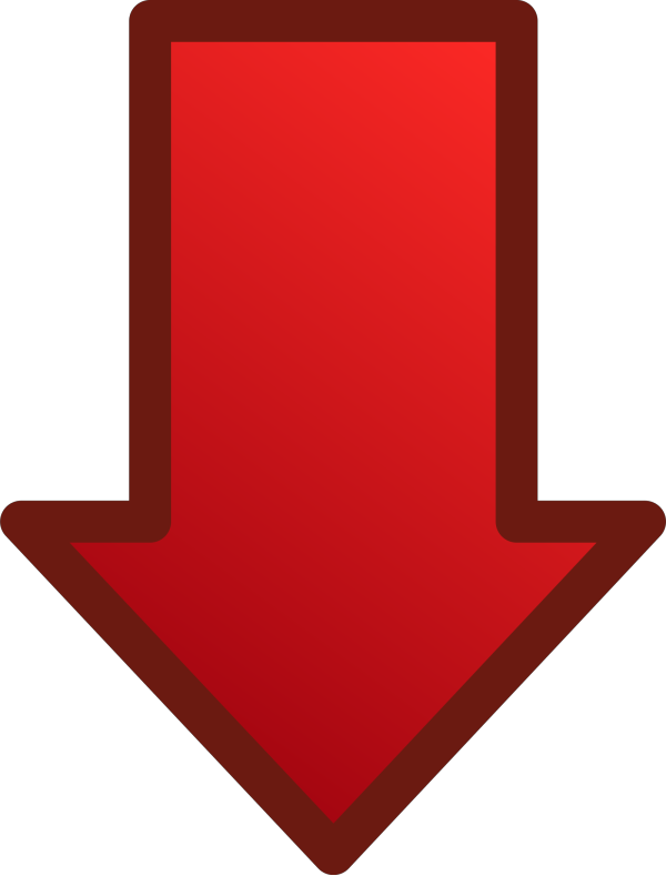 Down-grey-arrow PNG Clip art