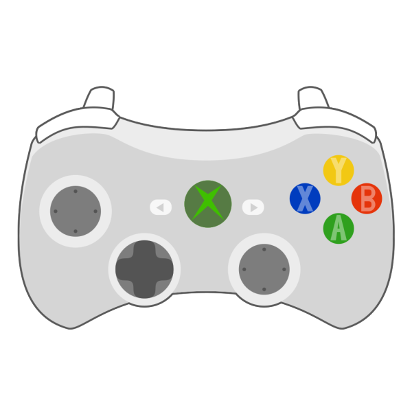 Xbox Controller Scheme PNG Clip art