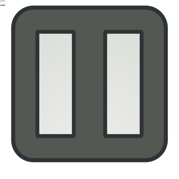 Simple Gray Checkout Button PNG Clip art