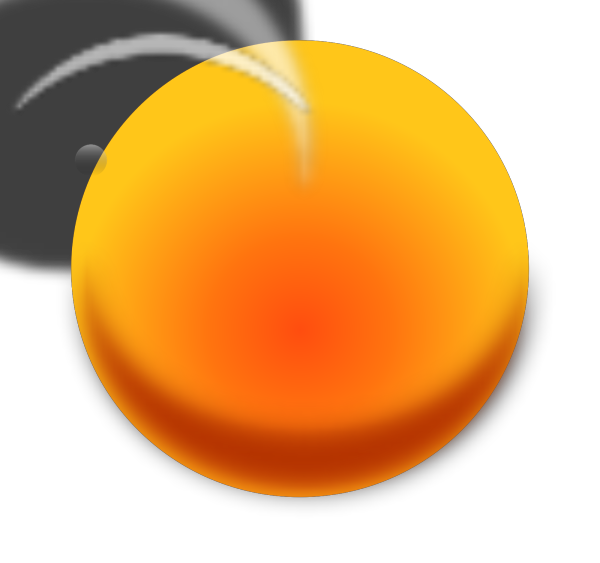 Blank Orange Button PNG Clip art
