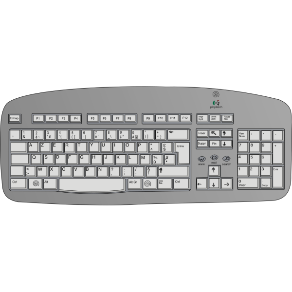 E Keyboard Button PNG Clip art