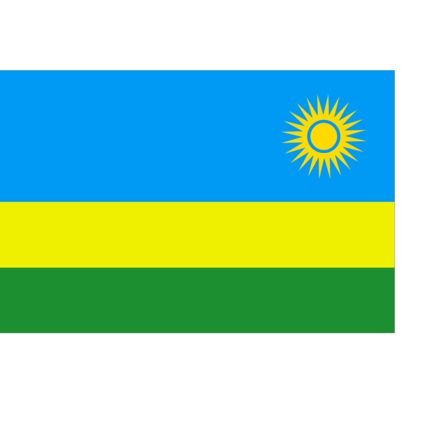 Flag Of Rwanda PNG Clip art
