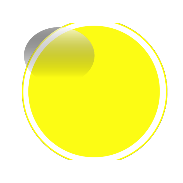 Glossy Yellow Icon Button PNG Clip art