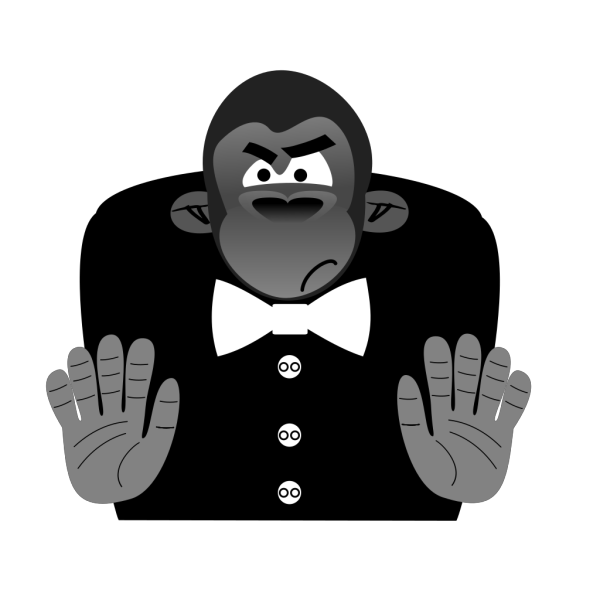 Gorilla Toon PNG images