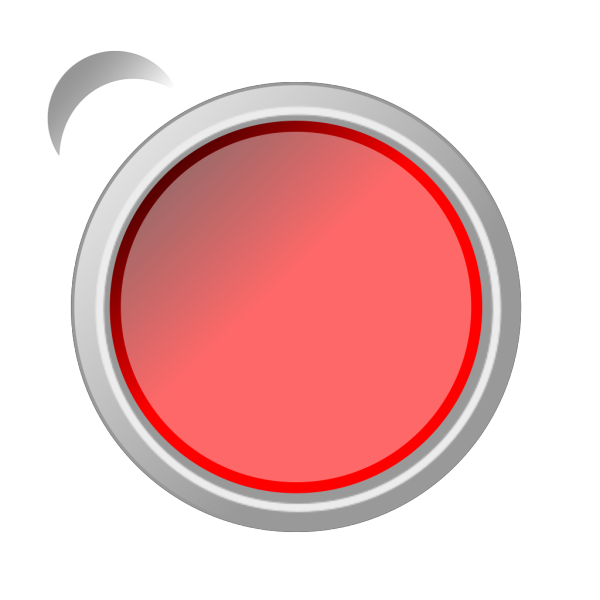 Push Button Glossy Red PNG Clip art