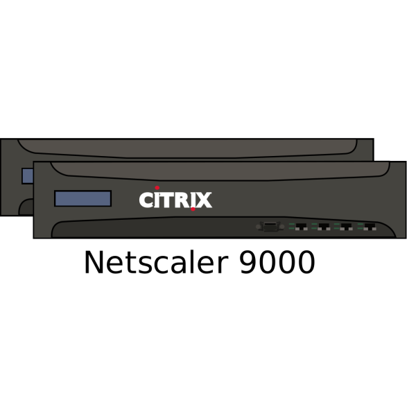 Citrix Netscaler 9000 Pair PNG Clip art