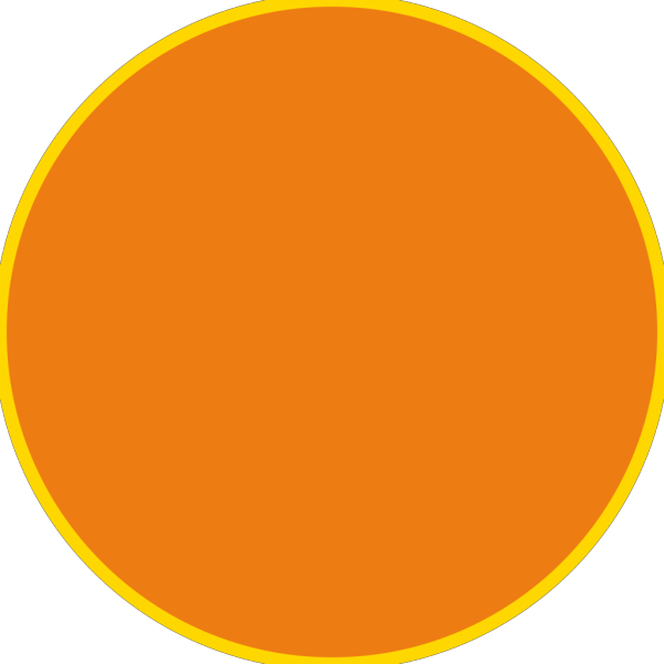Glossy Orange Circle Icon PNG Clip art
