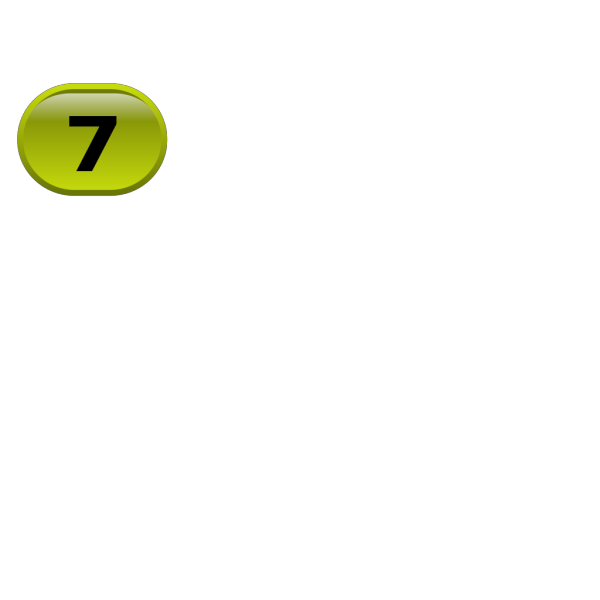 Button For Numbers 7 PNG Clip art