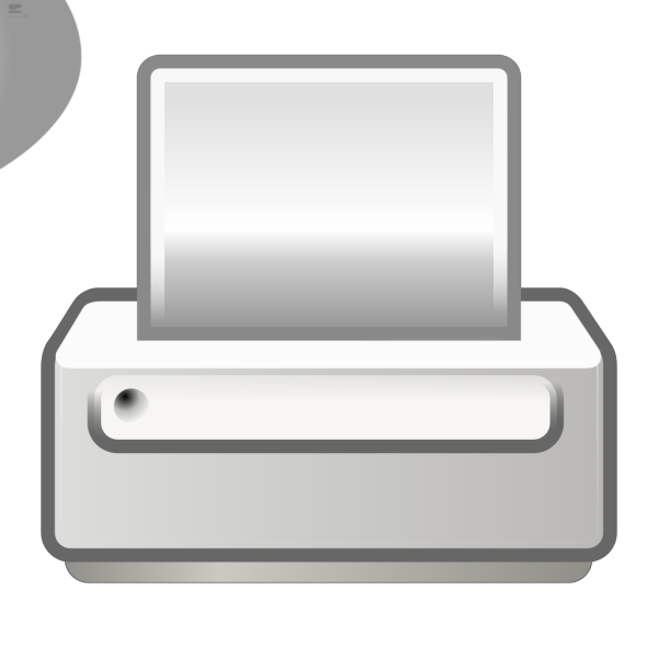 Printer Button PNG Clip art