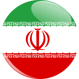 Iran Flag Button PNG images