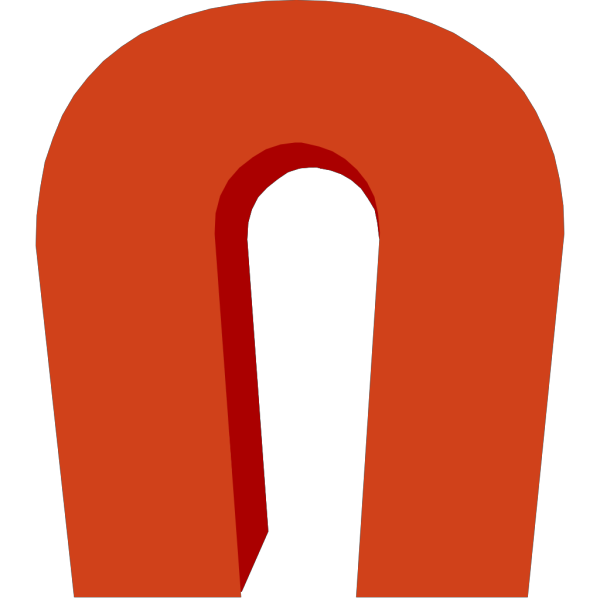 Horseshoe Magnet Icon PNG Clip art