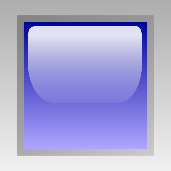 Square Button Clear PNG Clip art