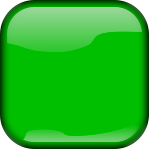 Green Square Button PNG Clip art