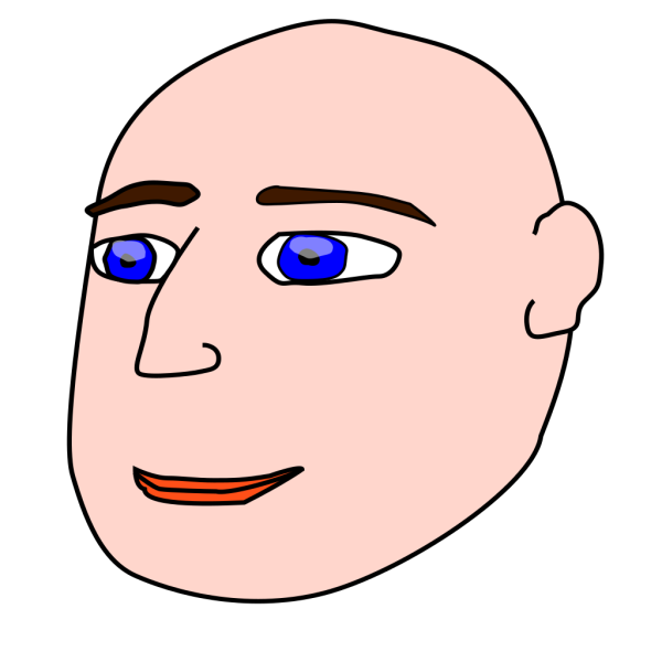Head Man Bald PNG Clip art