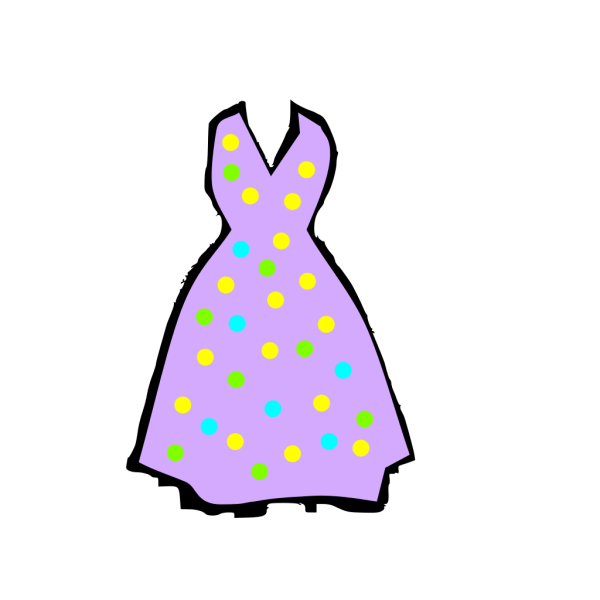 Princess Purple Dress PNG Clip art
