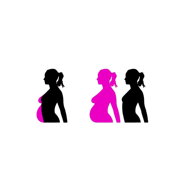 Pregnancy Silhouette 5 PNG images