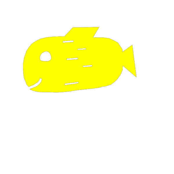 Yellow Fish PNG Clip art
