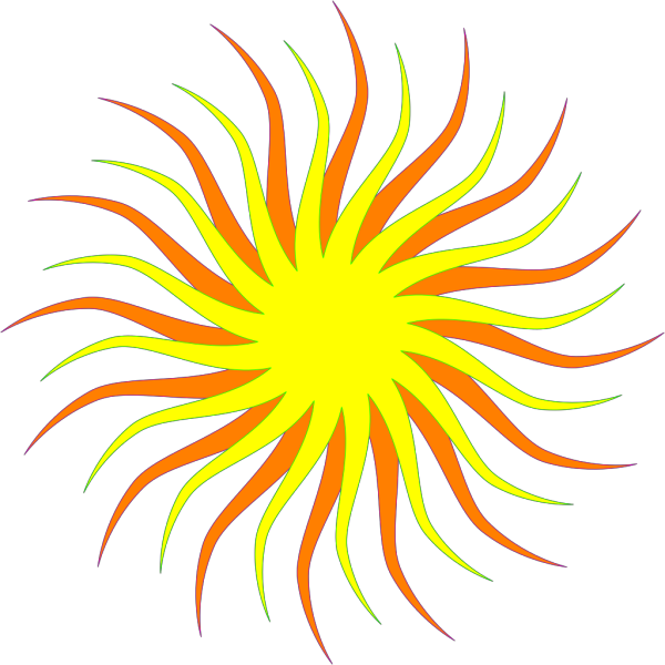 Smiling Cartoon Sun PNG icons