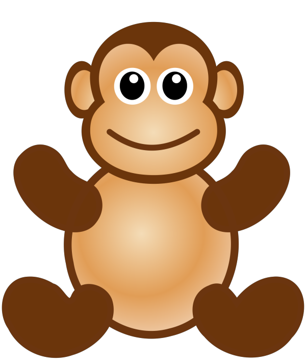 Happy Monkey PNG Clip art