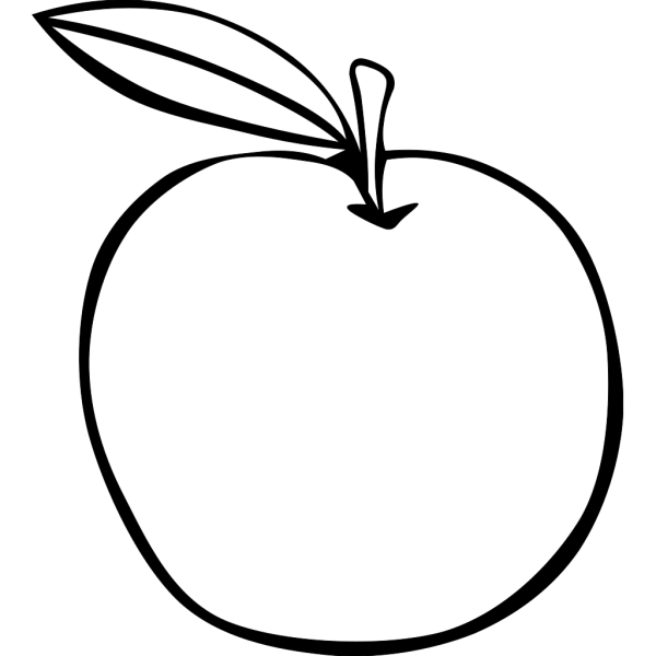 Apple Coloring Fruit PNG Clip art