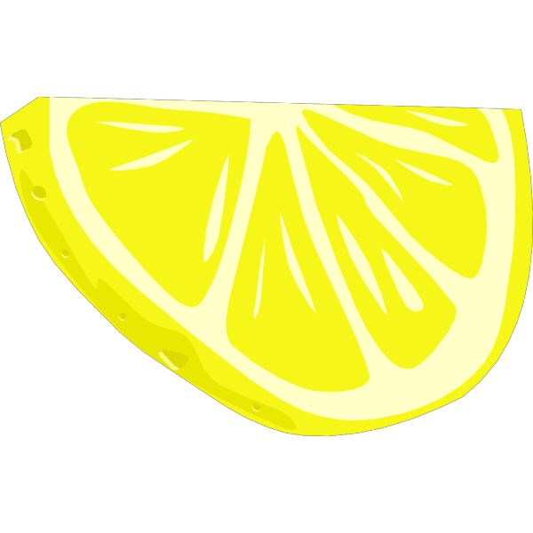 Lemon (half Slice) PNG Clip art