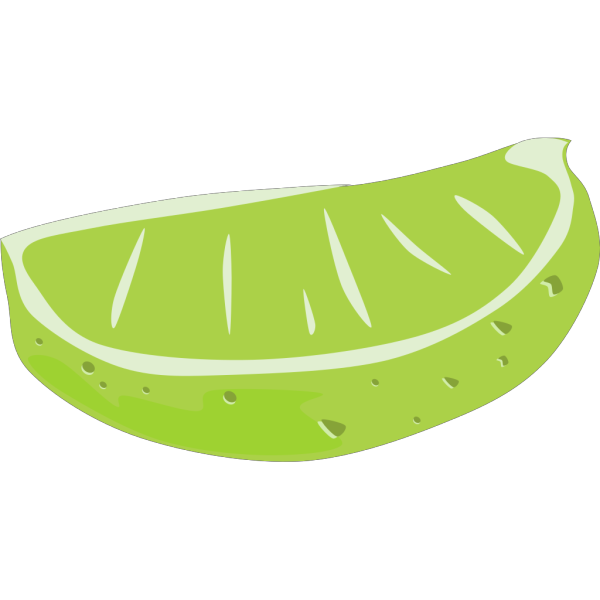 Lime Wedge PNG Clip art