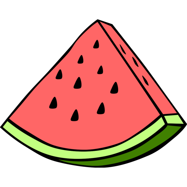 Watermelon Wedge PNG Clip art