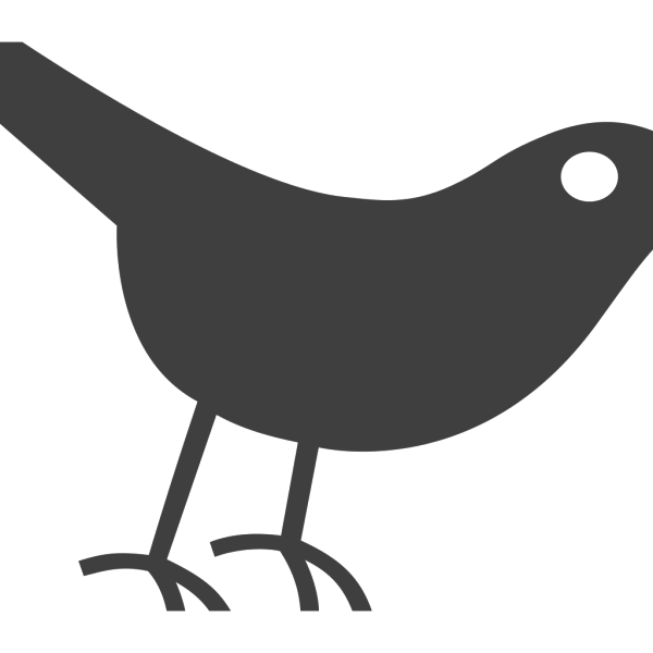 Blacktwitterbird PNG Clip art