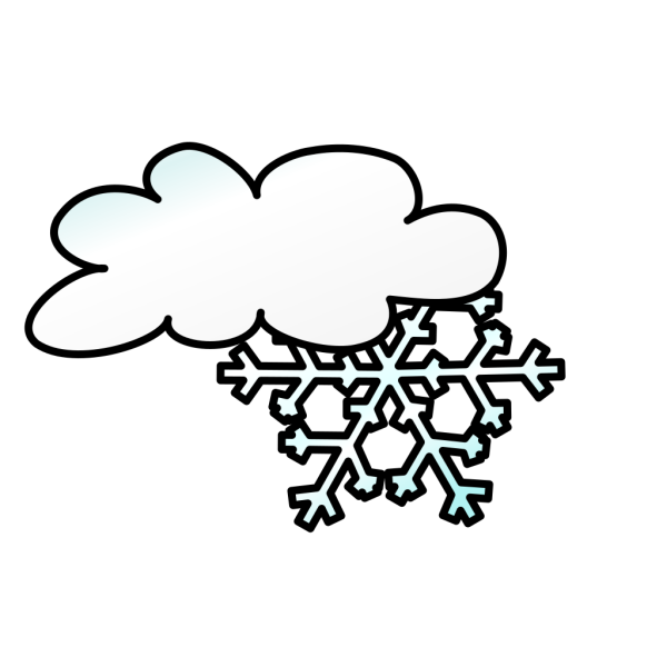 Winter Cloud Snow Flake PNG Clip art