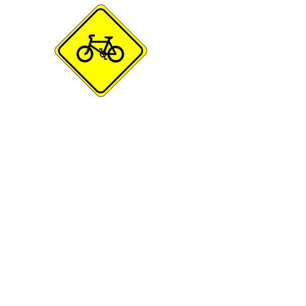 Watch For Bicycles Sign PNG Clip art