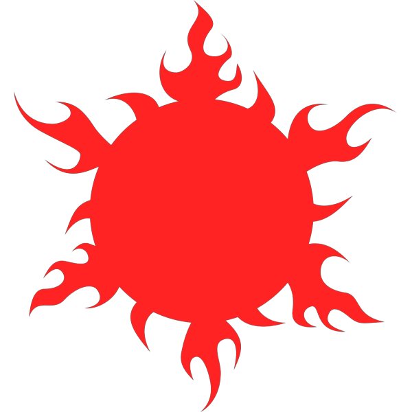 Blazing Sun PNG images